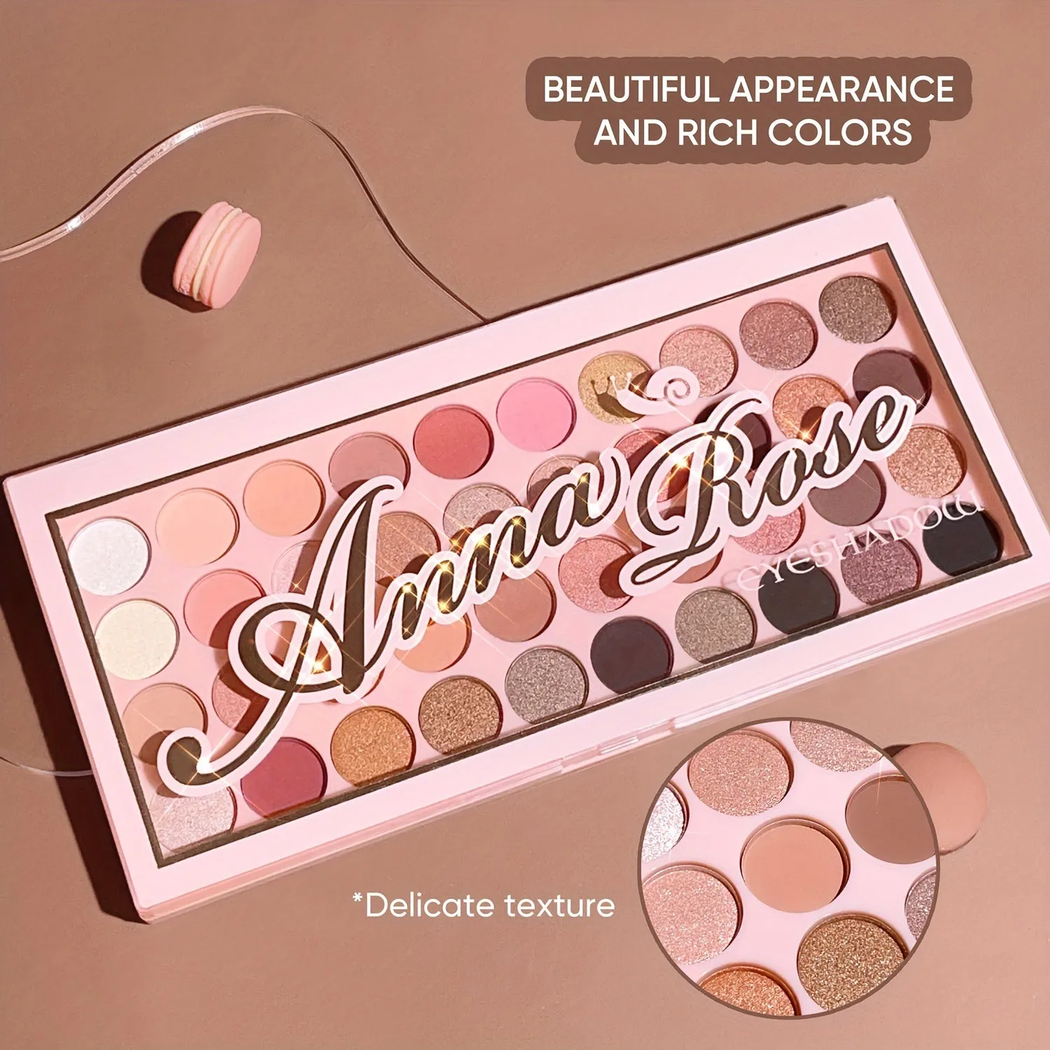 ANNA ROSE 40-Color Eyeshadow Palette