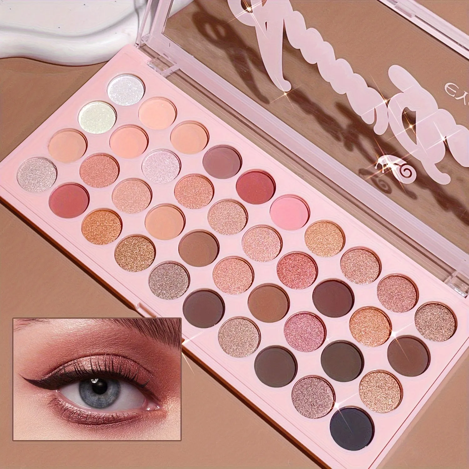 ANNA ROSE 40-Color Eyeshadow Palette