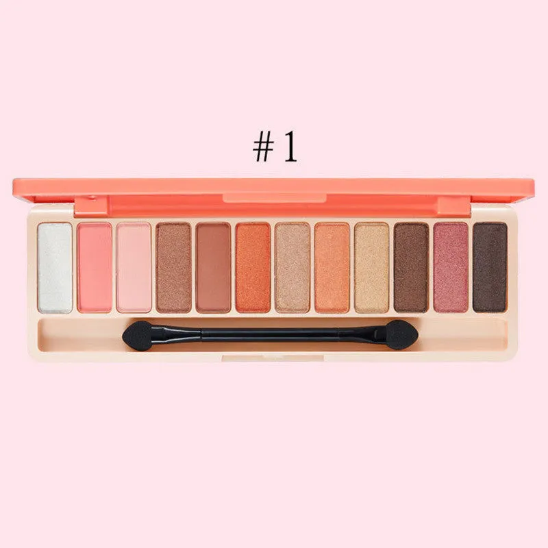 Beginner's 12-Color Nude Eyeshadow Palette