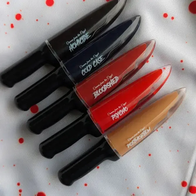 COLD CASE - Knife shaped slasher liquid lipstick