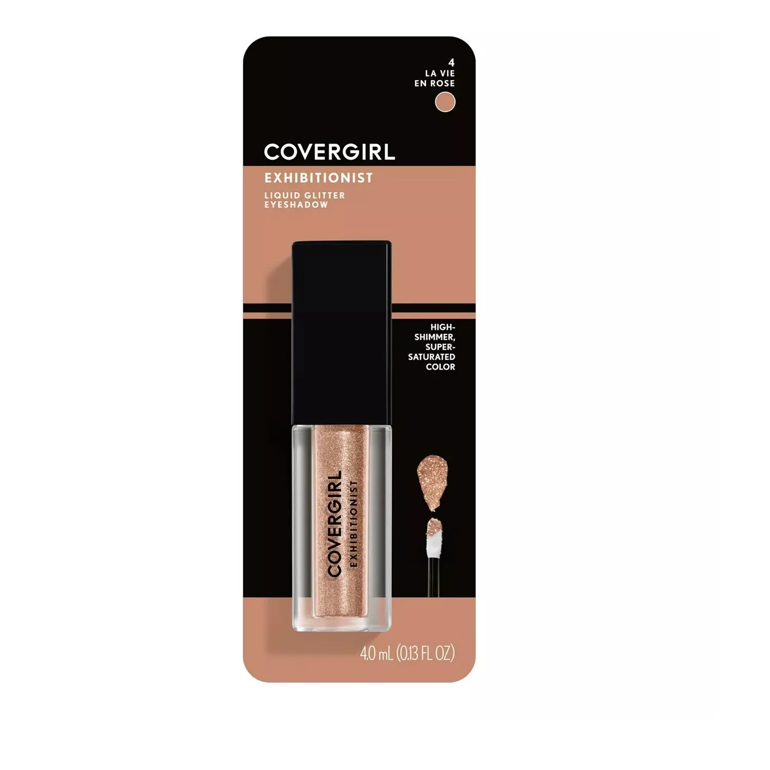 COVERGIRL - Exhibitionist Liquid Glitter Eyeshadow La Vie En Rose - 0.13 fl oz (4 ml)