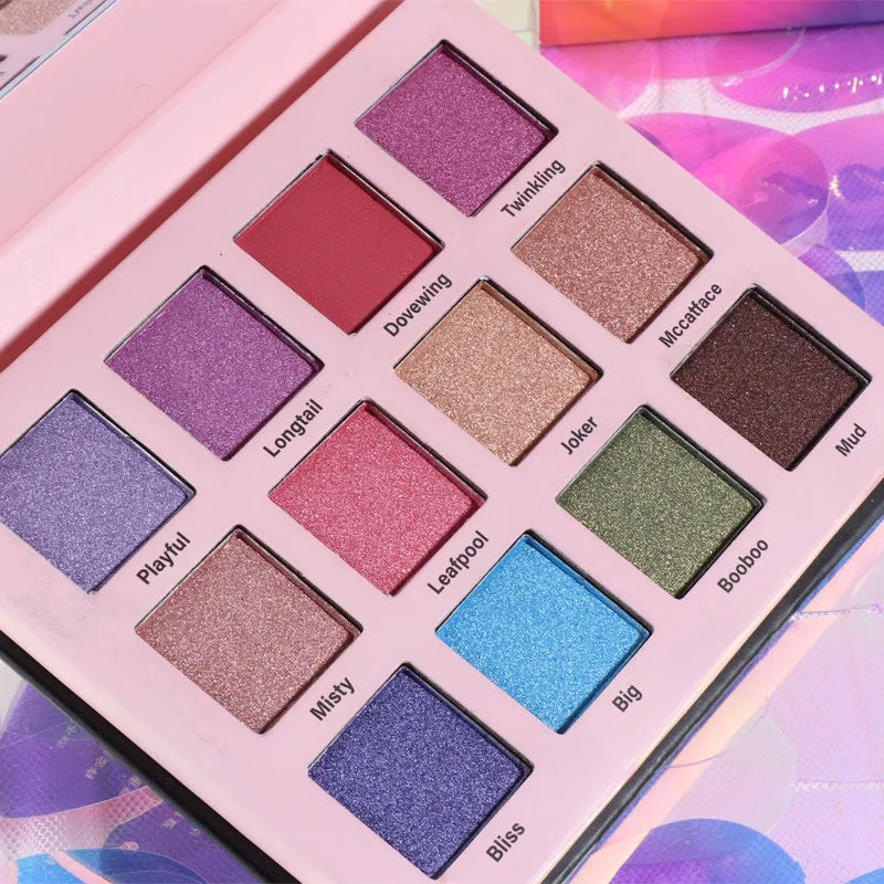 Creative 12-Color Eye Shadow Palette