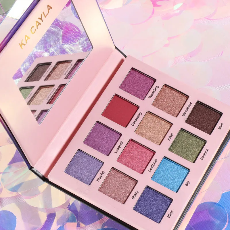 Creative 12-Color Eye Shadow Palette