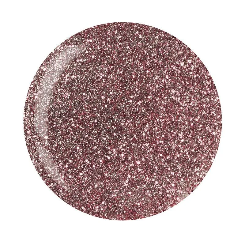Cuccio Pro Dip Silver W/ Baby Pink Glitter #5609