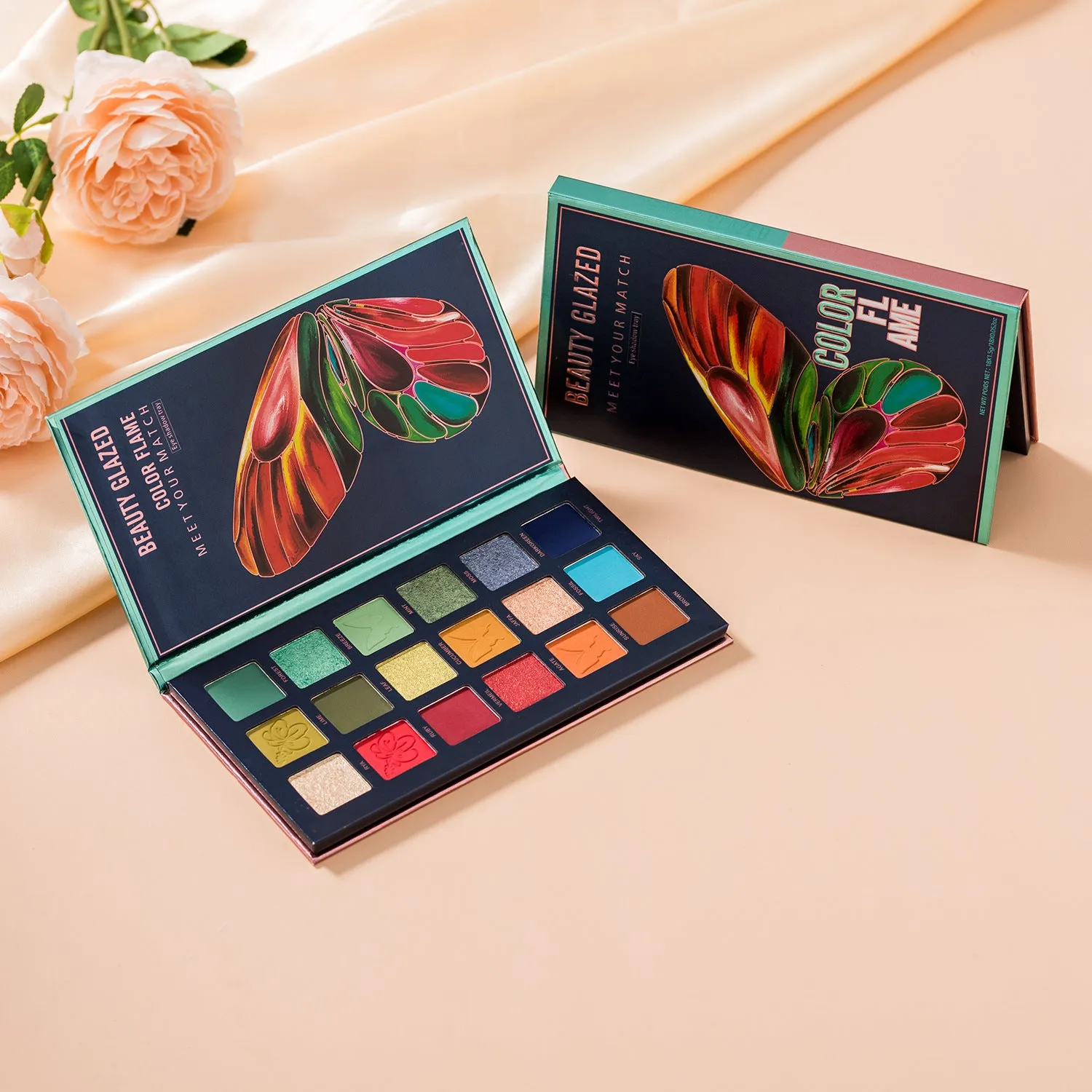 Easy-to-Apply 3D Butterfly Eyeshadow Palette
