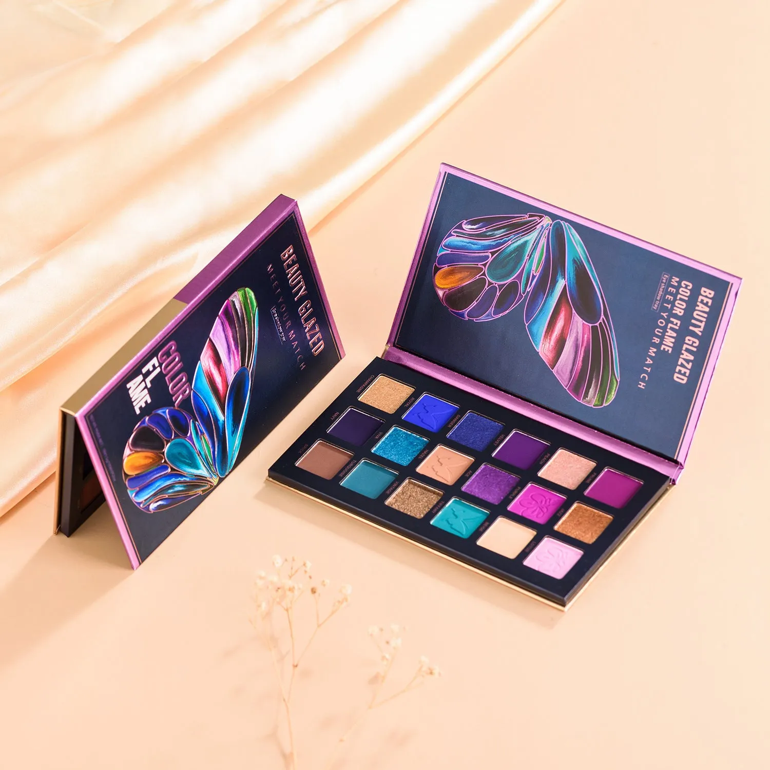 Easy-to-Apply 3D Butterfly Eyeshadow Palette