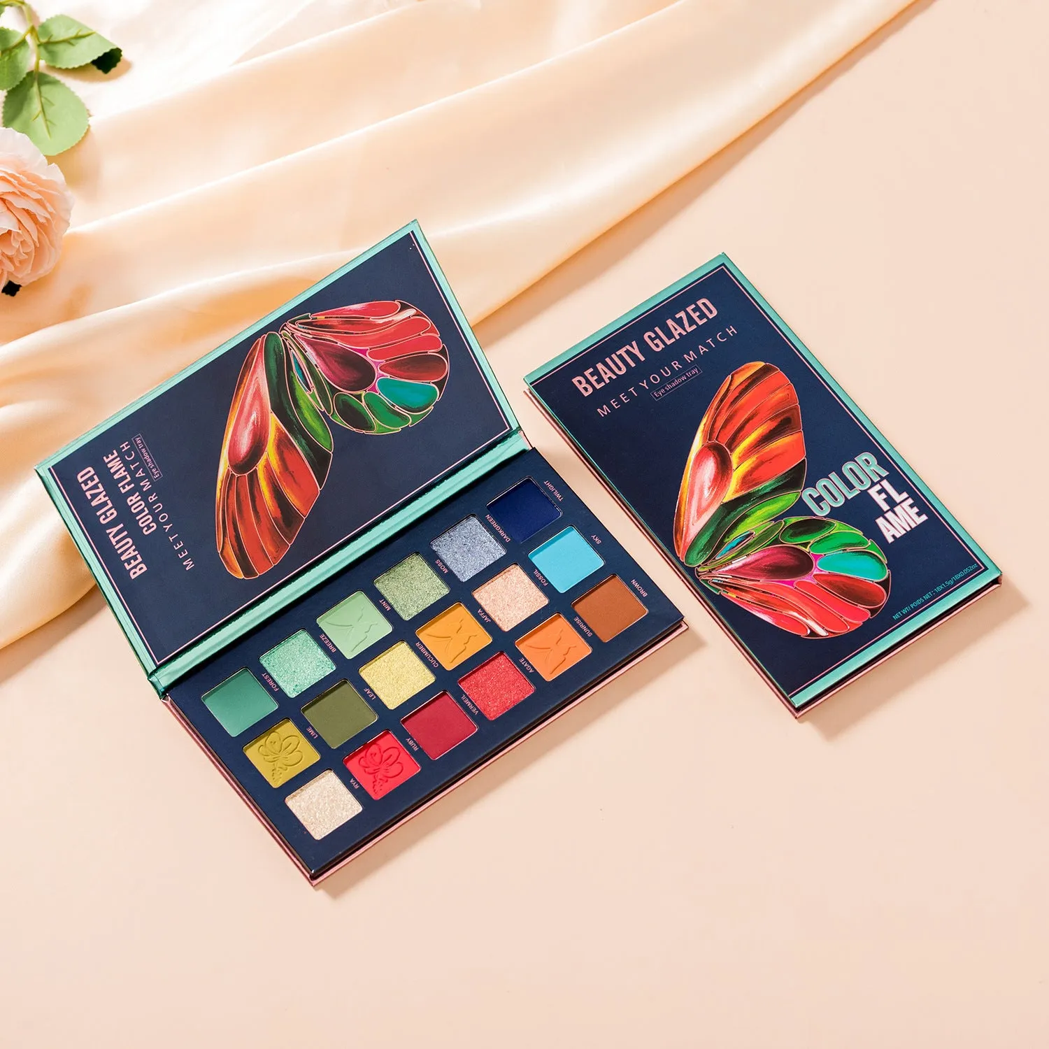Easy-to-Apply 3D Butterfly Eyeshadow Palette