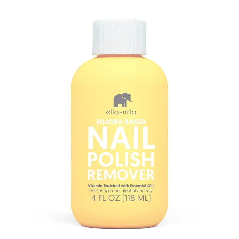 ella mila - Jojoba Nail Polish Remover - 4 oz