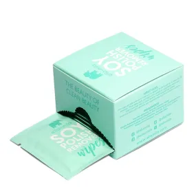ella mila - Soy Nail Polish Remover Wipes - Unscented - 12PK