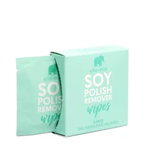ella mila - Soy Nail Polish Remover Wipes - Unscented - 5PK