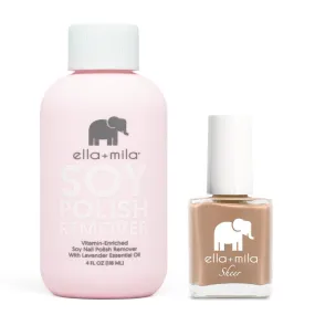 ella mila - Soy Polish Remover & Beloved - .45oz