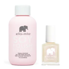 ella mila - Soy Polish Remover & Everglow - .45oz