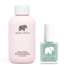ella mila - Soy Polish Remover & First Class - .45oz