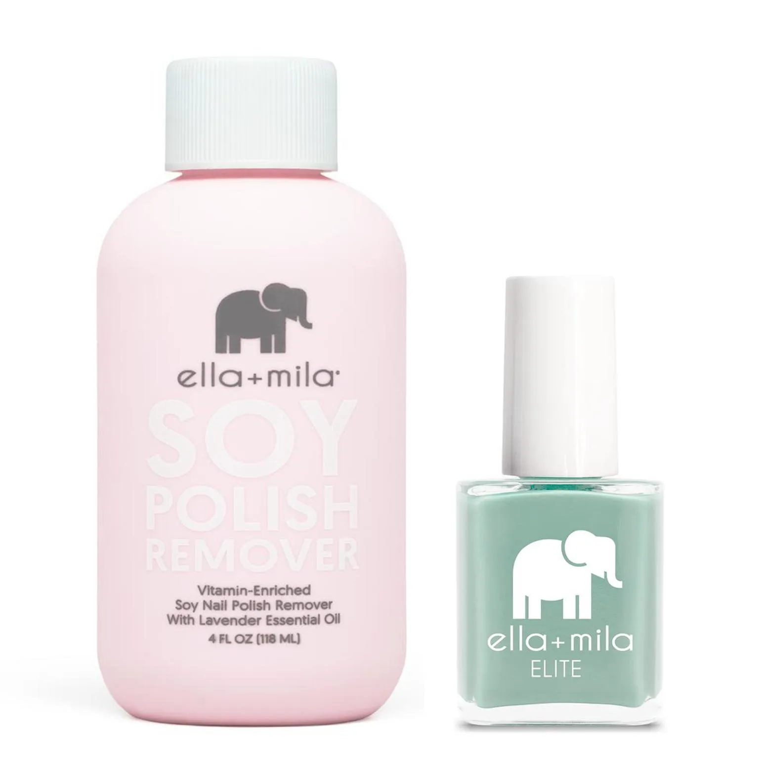 ella mila - Soy Polish Remover & First Class - .45oz