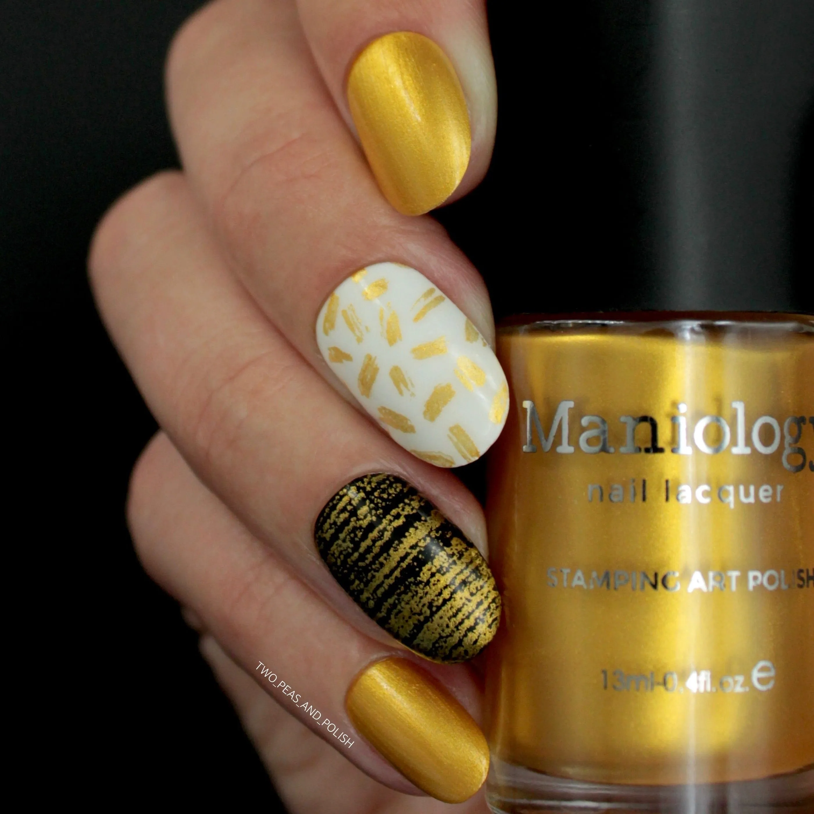 Essentials Primary Collection:  Heart of Gold (B187) Warm Metallic Gold Stamping Polish