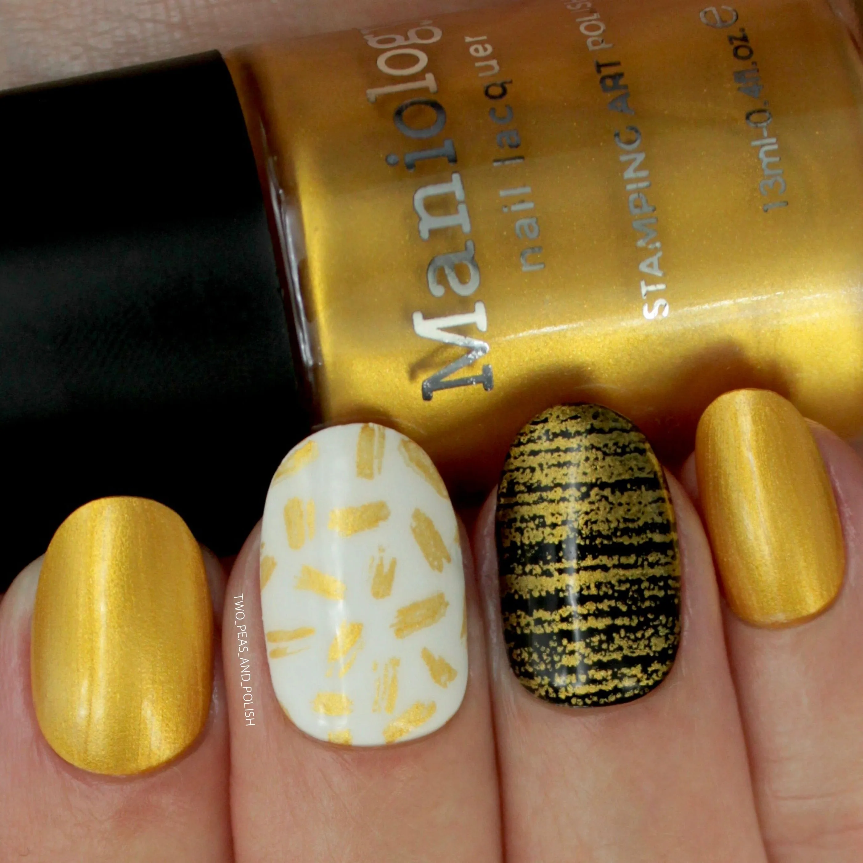 Essentials Primary Collection:  Heart of Gold (B187) Warm Metallic Gold Stamping Polish