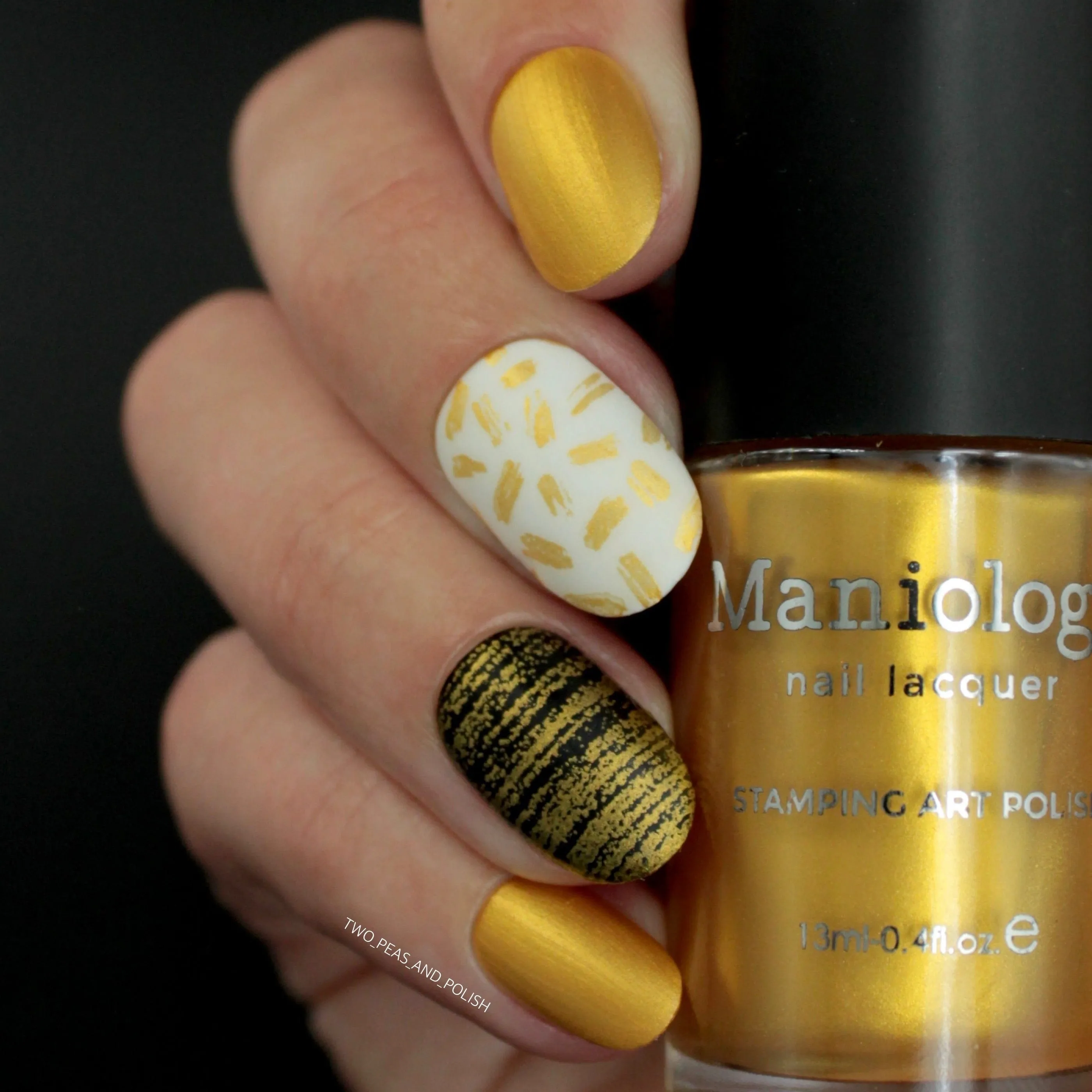 Essentials Primary Collection:  Heart of Gold (B187) Warm Metallic Gold Stamping Polish