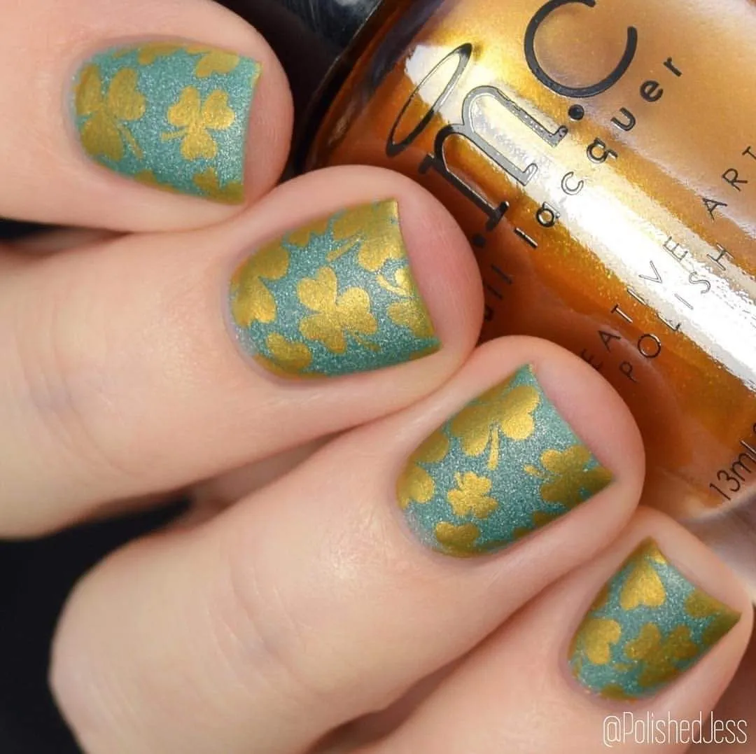 Essentials Primary Collection:  Heart of Gold (B187) Warm Metallic Gold Stamping Polish