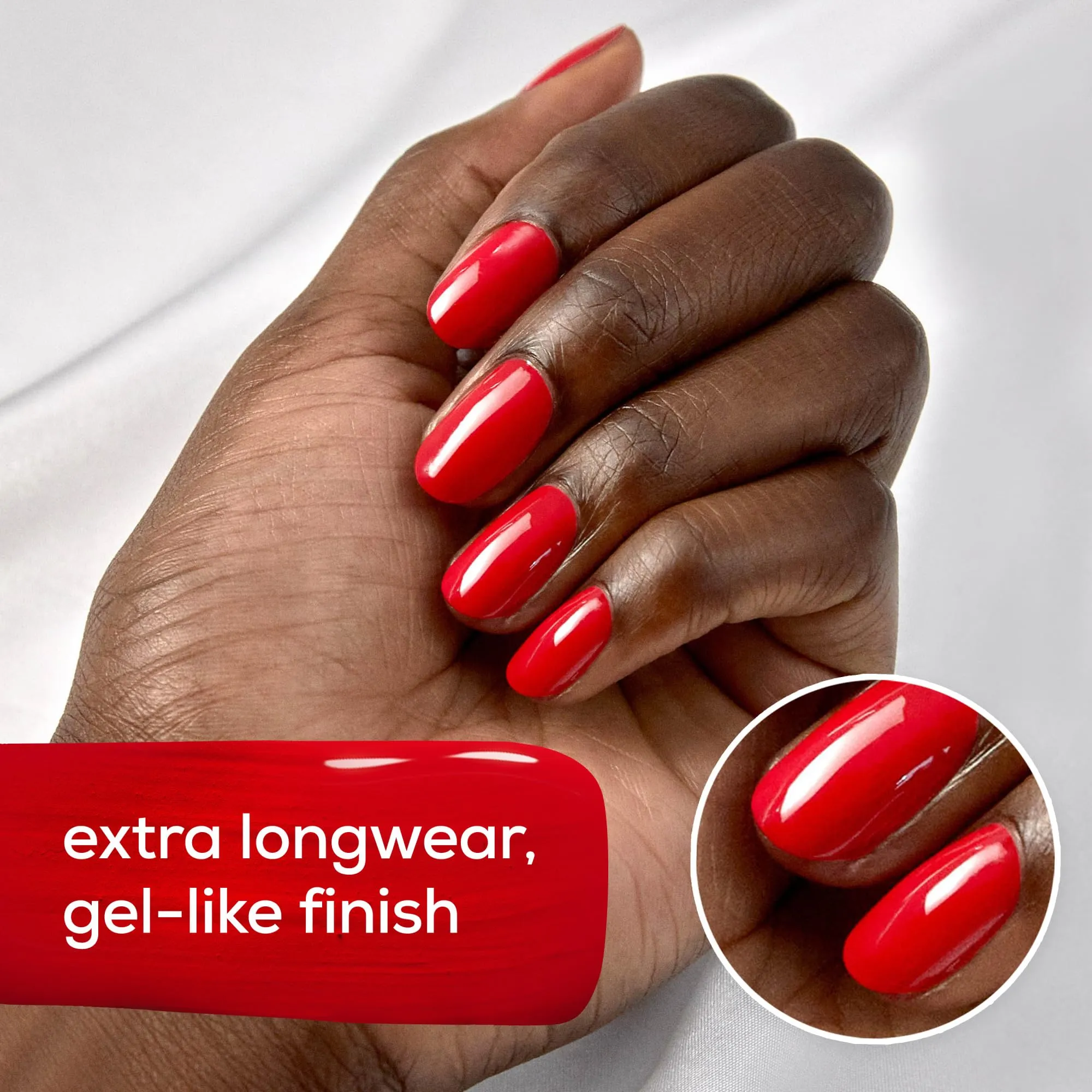 essie Gel Couture 2-Step Longwear Nail Polish, Model Clicks, Red Nail Polish, 0.46 fl. oz.