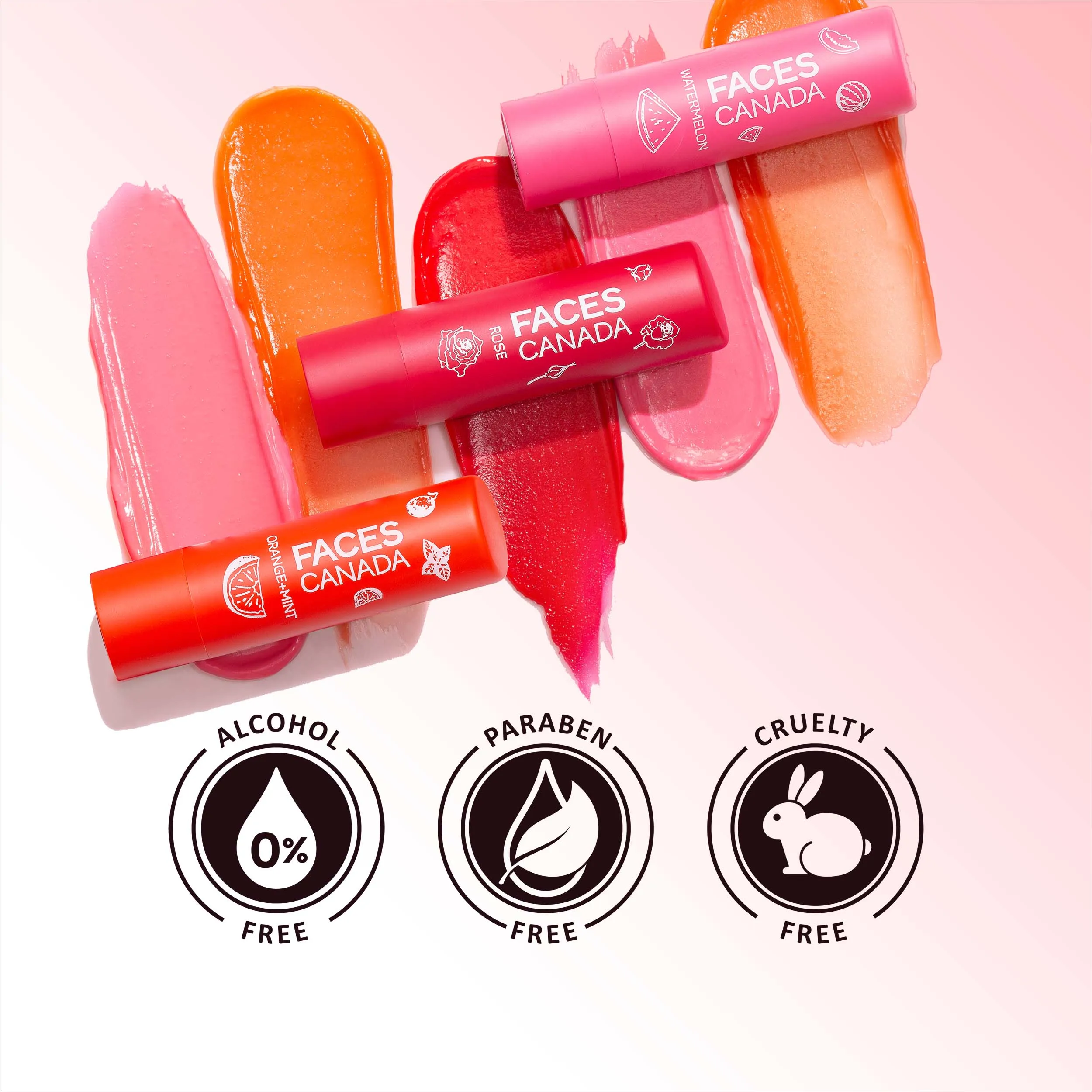 Faces Canada Lip Balm | 12Hr Moisture For Dry, Chapped Lips | Vitamin C | Spf 15 | Orange   Mint Orange Mint 01 (4.5 G)