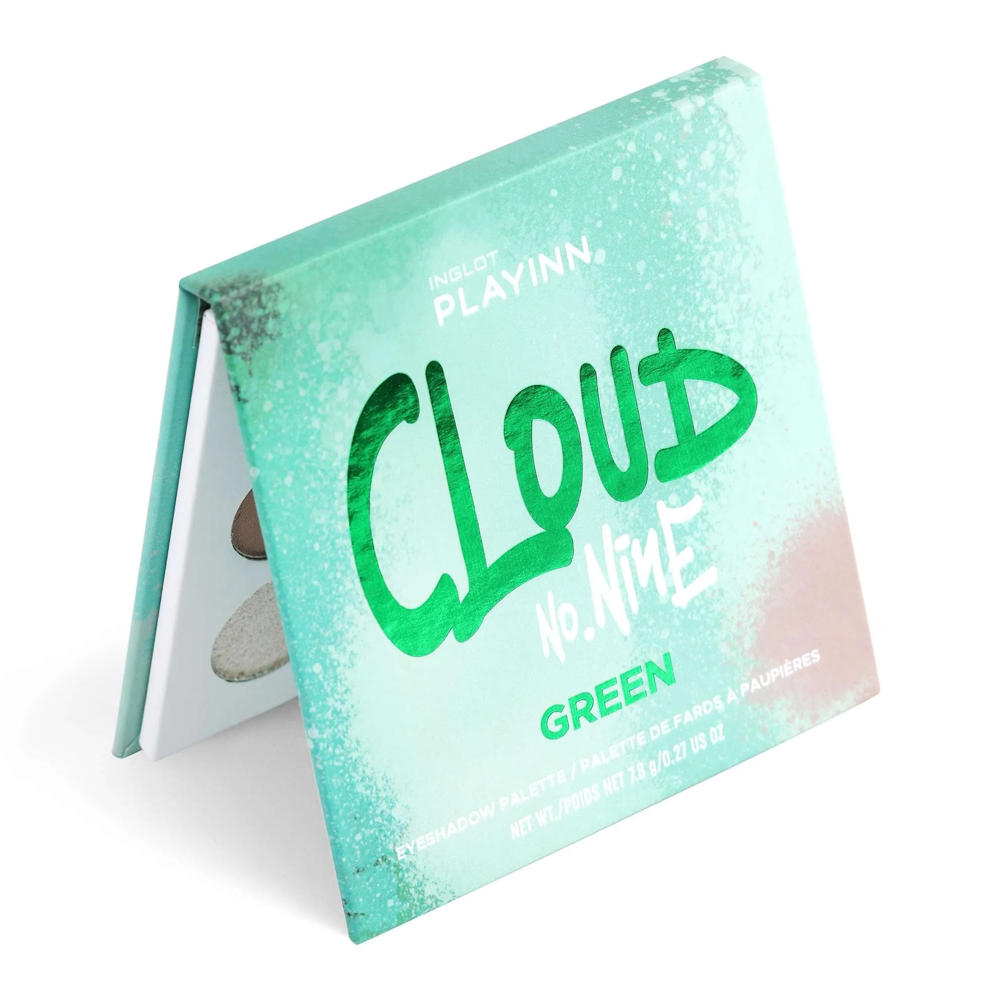 INGLOT PLAYINN CLOUD NO. NINE Green Eye Shadow Palette