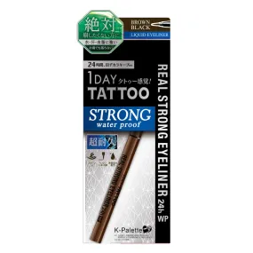 K-Palette Real Strong Eyeliner 24h WP Brown Black