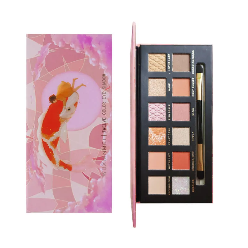 Koi 12-color Shimmer Eyeshadow Palette