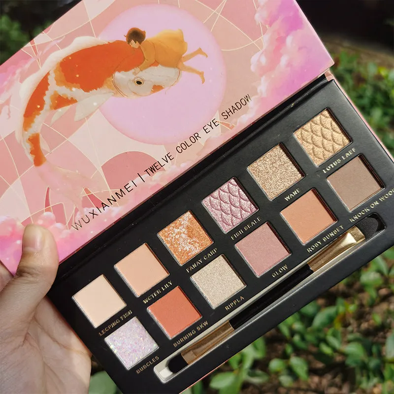 Koi 12-color Shimmer Eyeshadow Palette