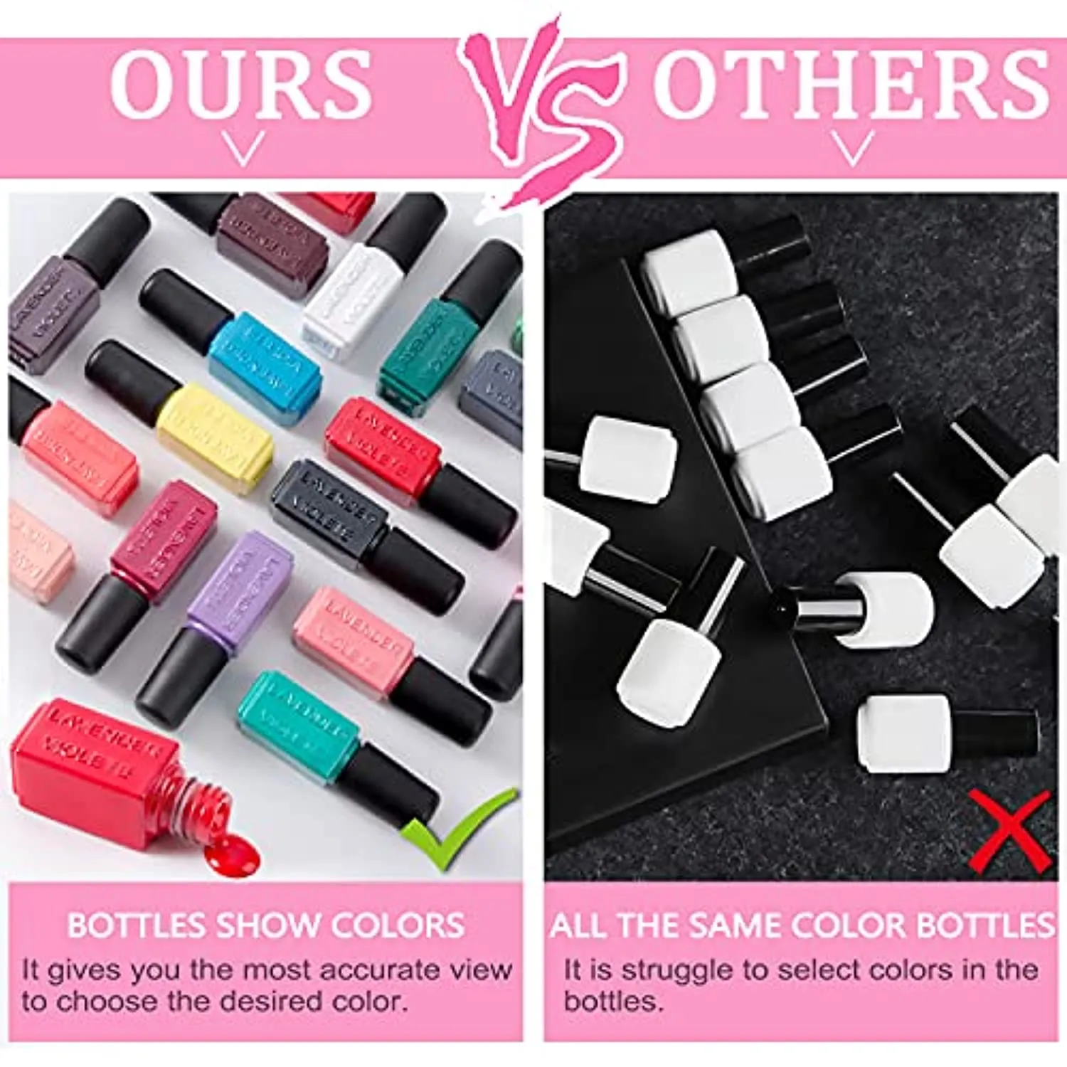 Lavender Violets Soak-off UV Gel Nail Polish Kit with Base Top Gel 18 Colors Nail Gel for Home Nail Salon Nail Art 997