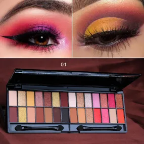 Matte Pearlescent 28-Color Eyeshadow Palette