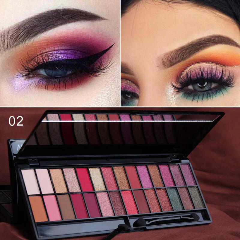 Matte Pearlescent 28-Color Eyeshadow Palette