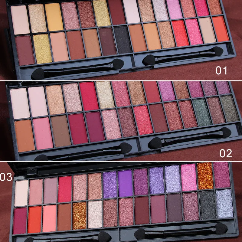 Matte Pearlescent 28-Color Eyeshadow Palette