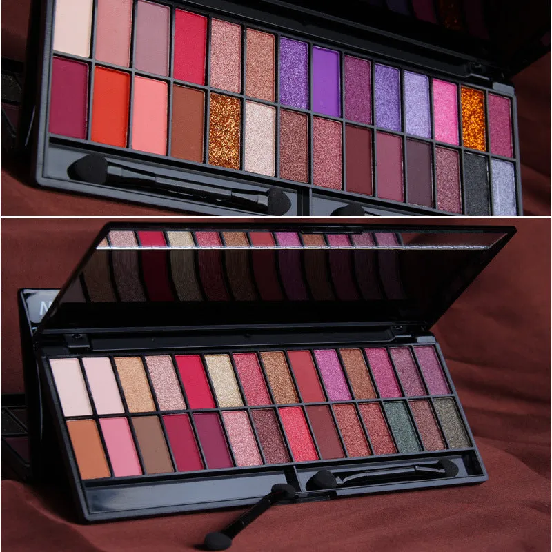 Matte Pearlescent 28-Color Eyeshadow Palette
