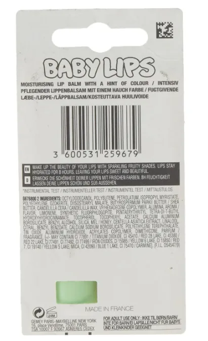 Maybelline Limited Edition Baby Lips Lip Balm - 60 Melon Mania