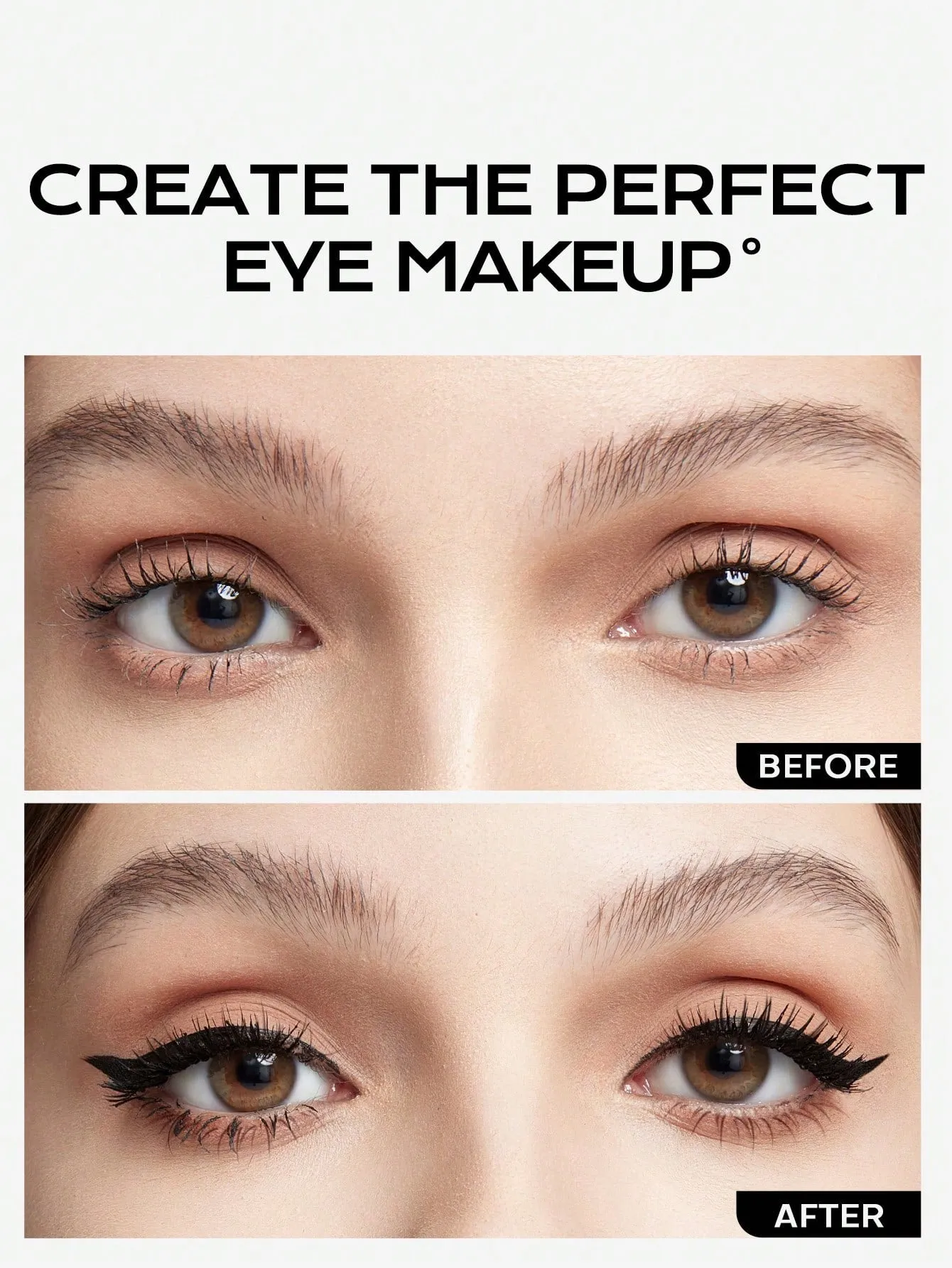 MISTINE Waterproof Eyeliner Smudge Proof Brown Liquid Eyeliner With Precise Flex Tip,Ultra-Silky Formula,Quick Drying Brown Eyeliner Pen,Vegan & Cruelty-Free,1 Count