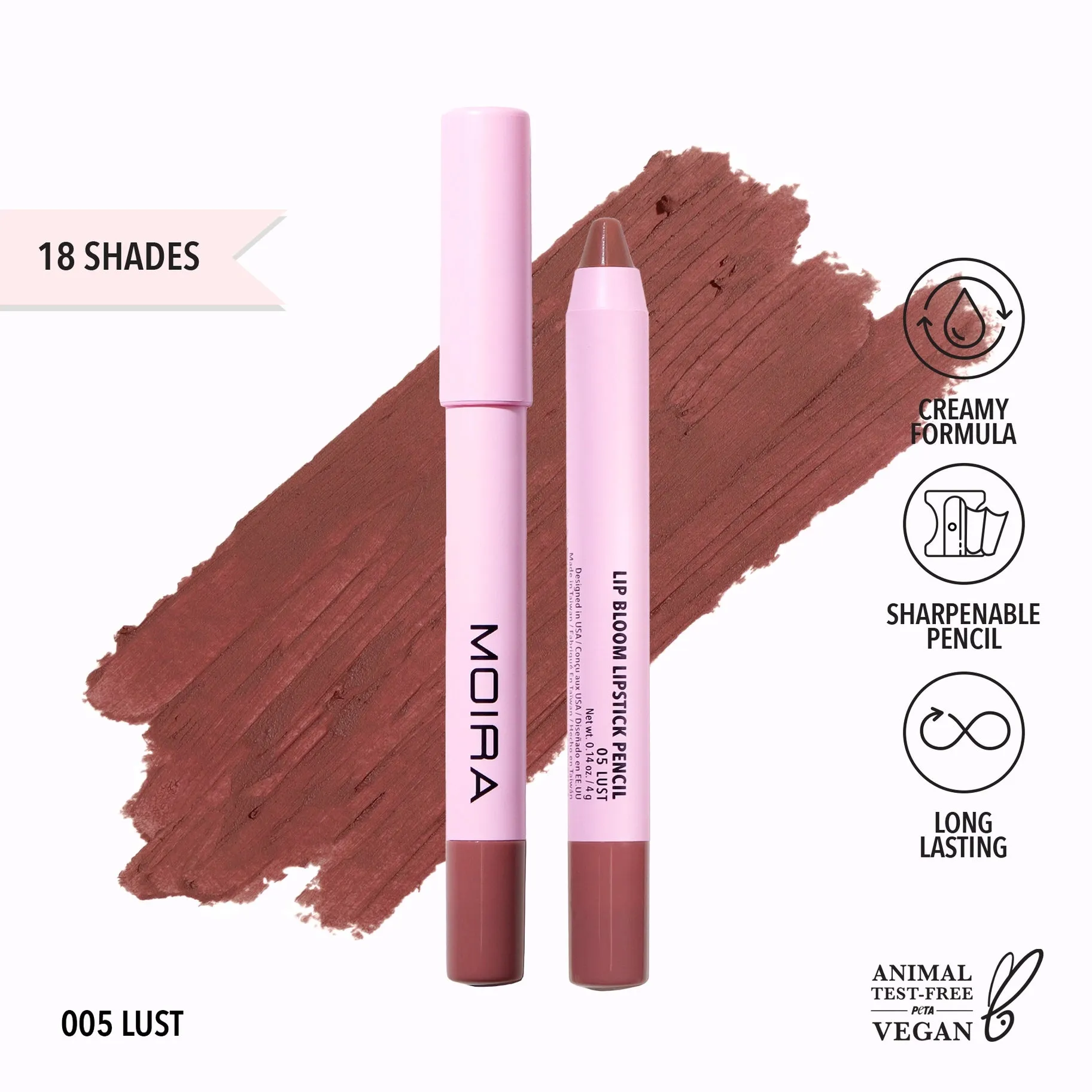 Moira Lip Bloom Lipstick Pencil