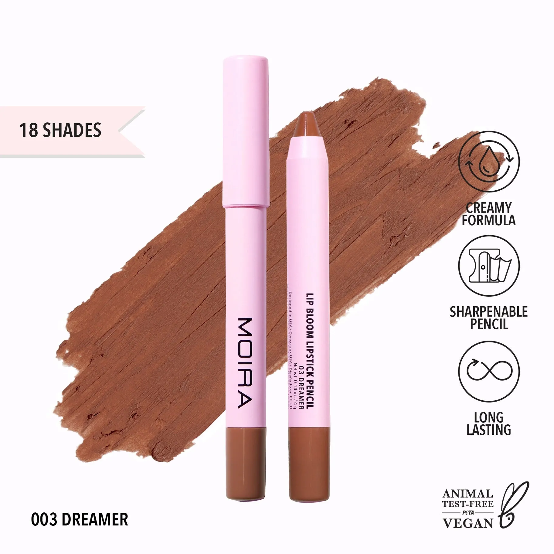 Moira Lip Bloom Lipstick Pencil