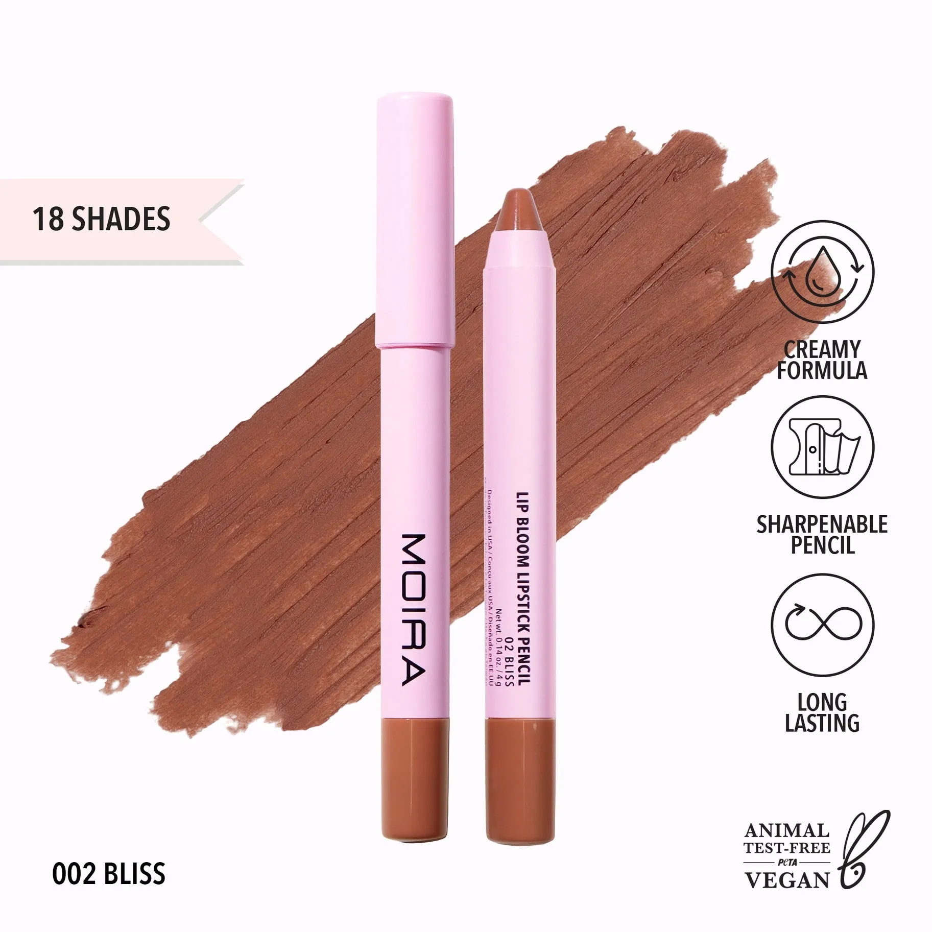 Moira Lip Bloom Lipstick Pencil