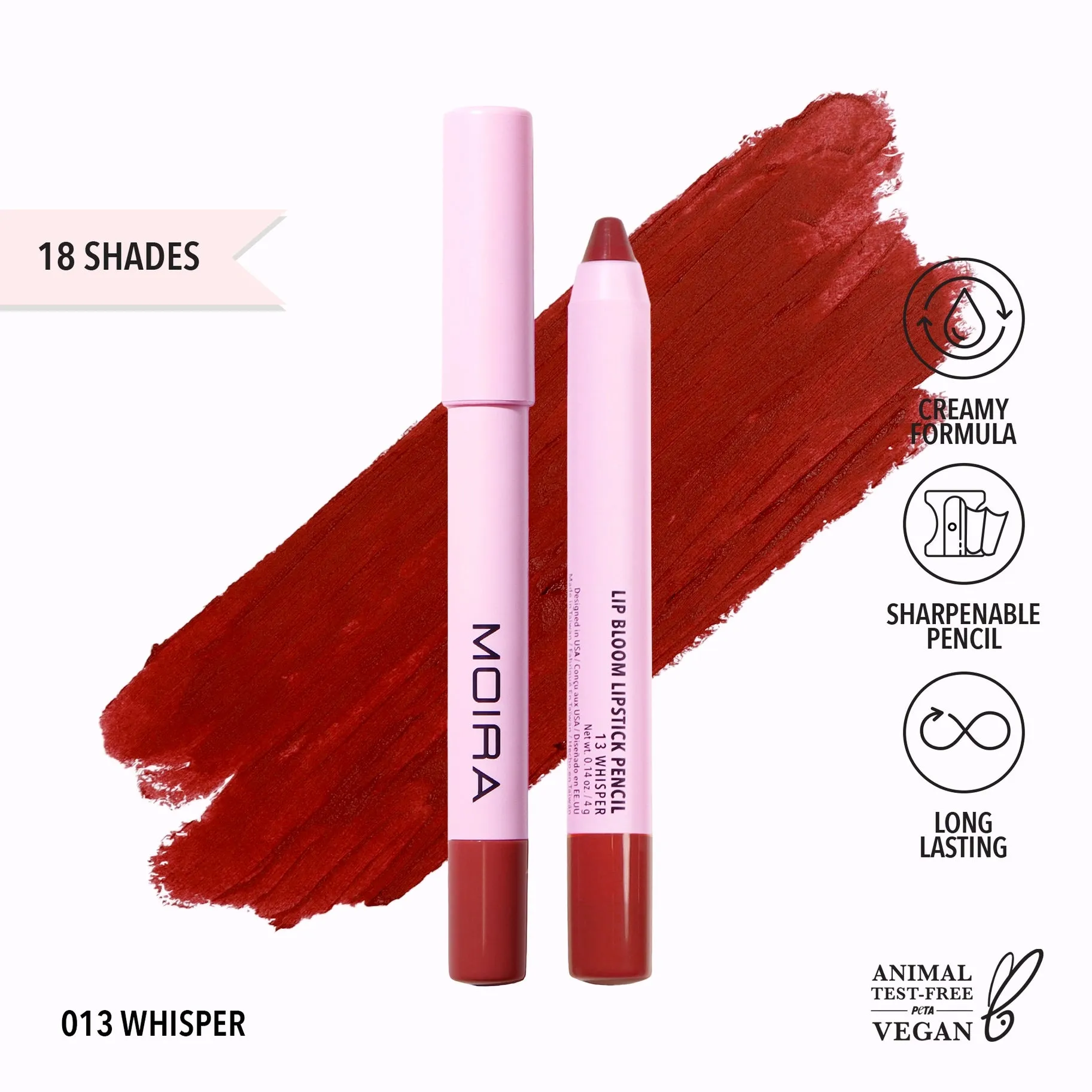 Moira Lip Bloom Lipstick Pencil