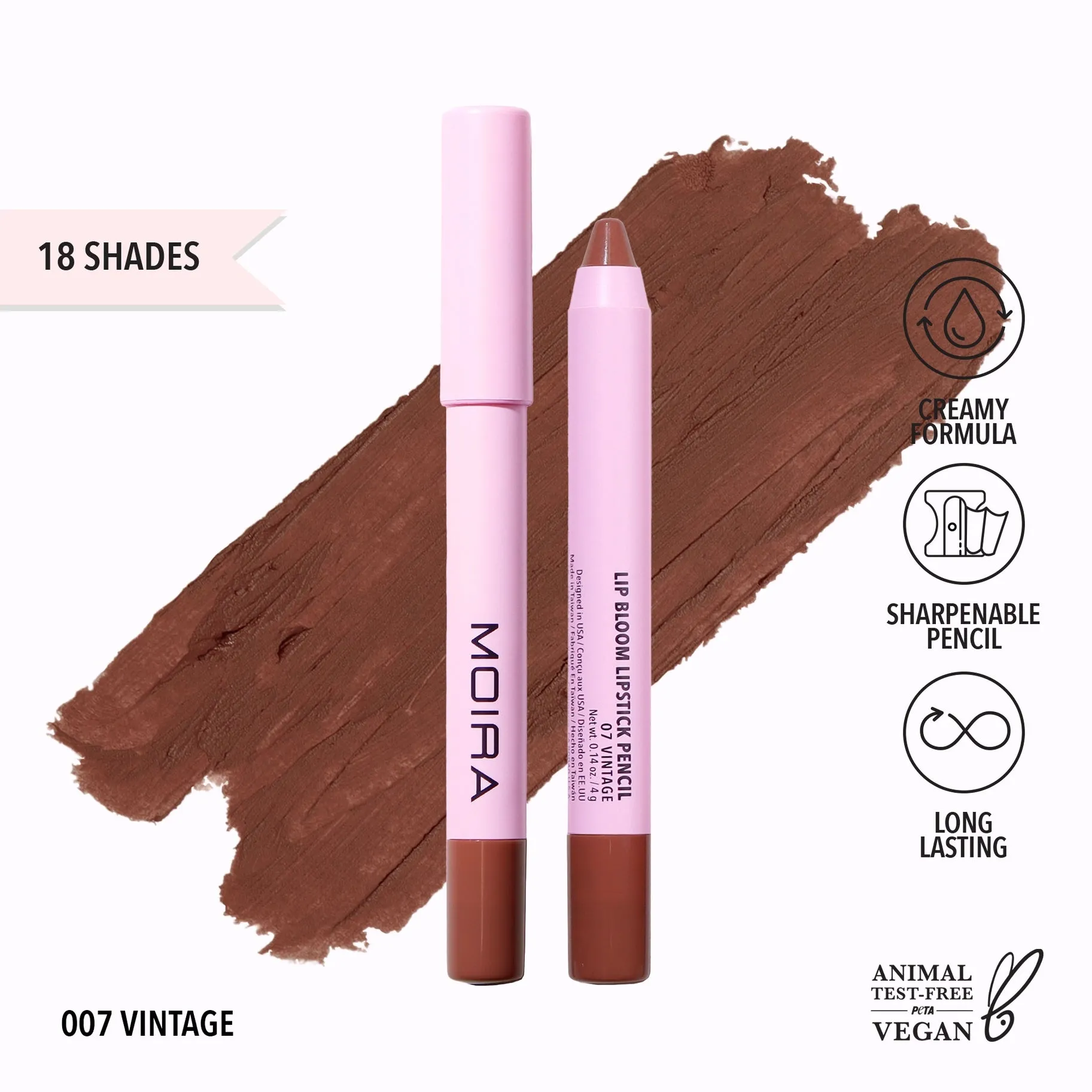 Moira Lip Bloom Lipstick Pencil