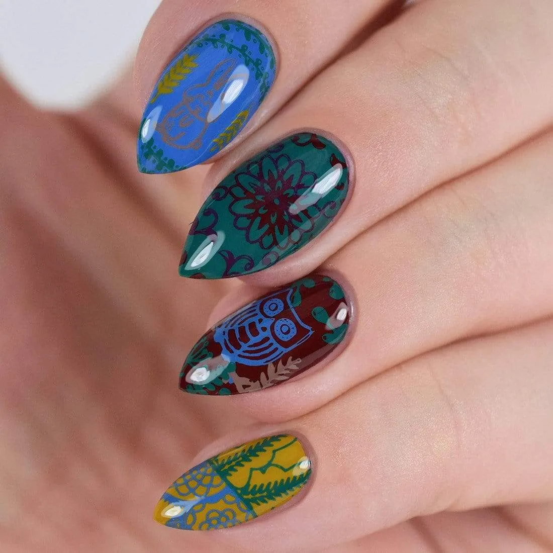 Mythos Collection: Tree of Life (B197) Dark Forest Green Stamping Polish