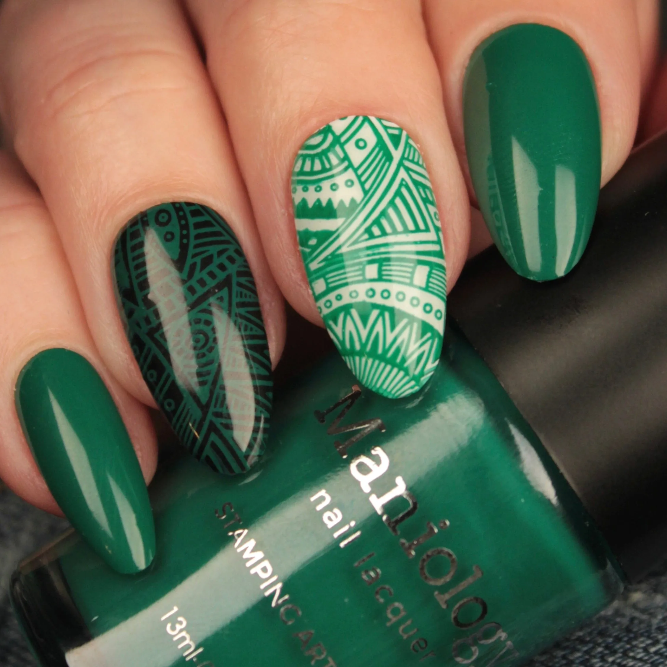 Mythos Collection: Tree of Life (B197) Dark Forest Green Stamping Polish