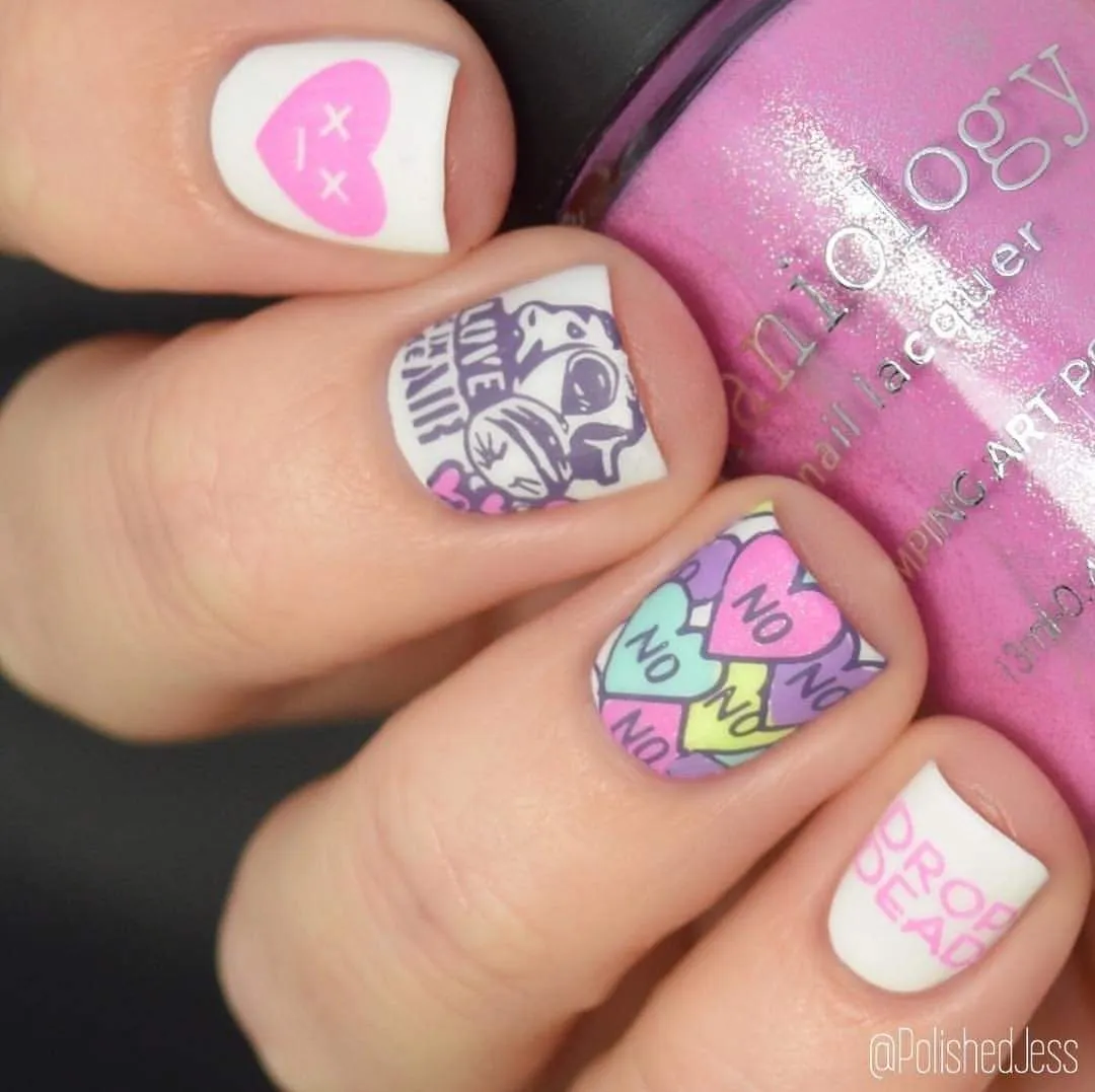 Opposites Attract: Valentine-Themed Nail Stamping Starter Kit