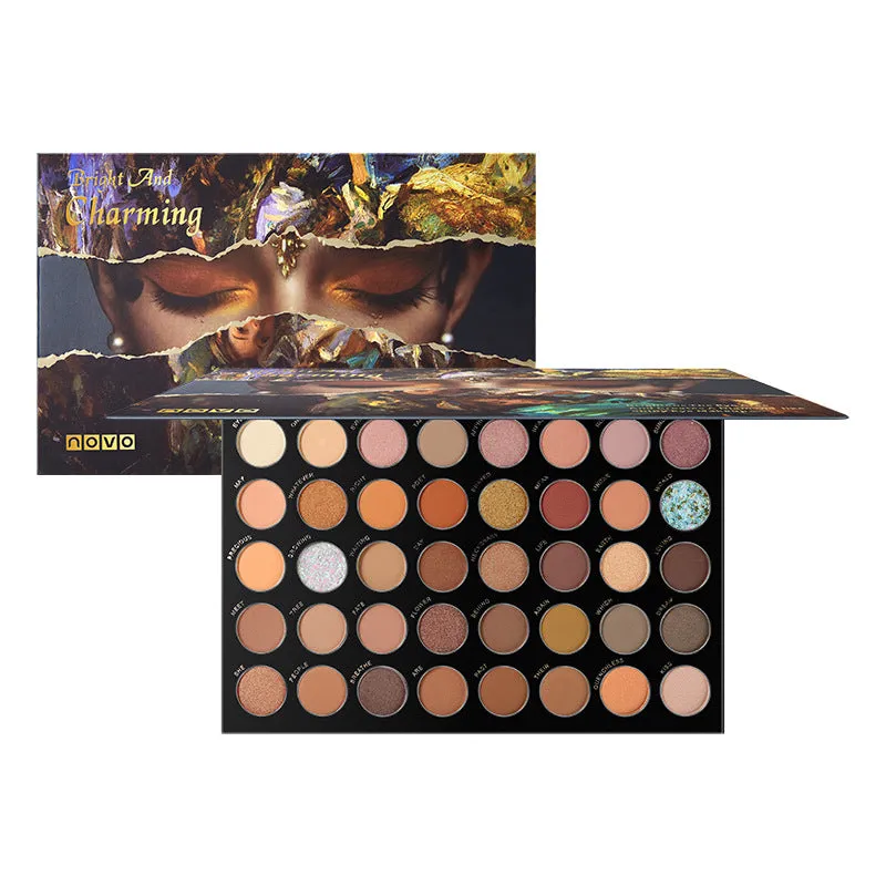 Pearly Earth Color Multi-color Eyeshadow Palette