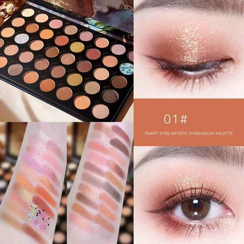 Pearly Earth Color Multi-color Eyeshadow Palette