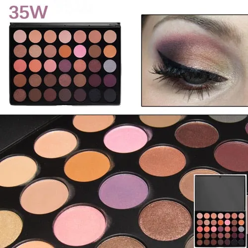 Professional 35 Color Eyeshadow Palette Makeup Set