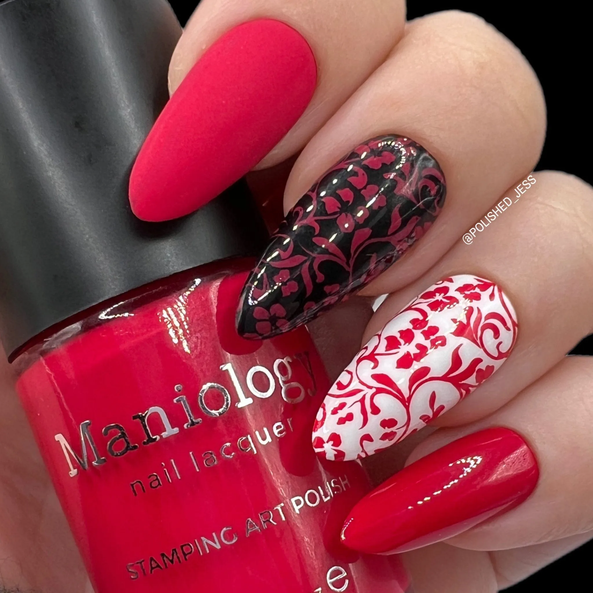 Quasar (B159) Candy Apple Red Stamping Polish