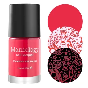 Quasar (B159) Candy Apple Red Stamping Polish