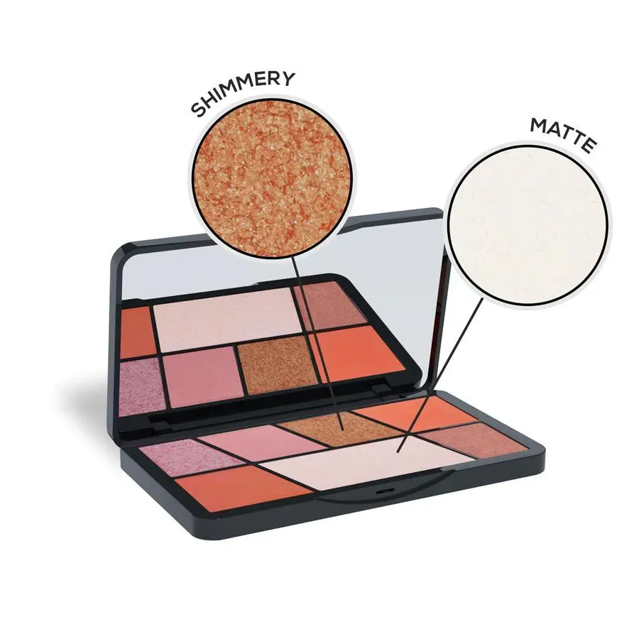 RENEE Bloom Hour Eyeshadow Palette - Easy Blend Silky Smooth Texture High Colour Payoff 15 g
