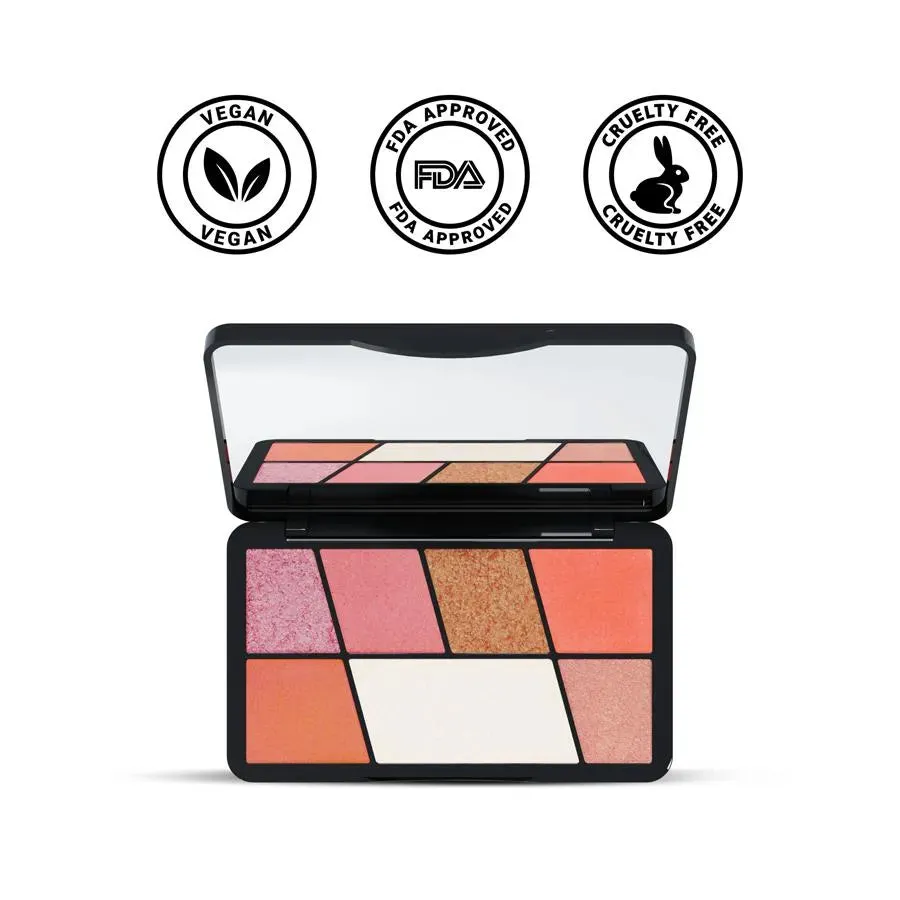 RENEE Bloom Hour Eyeshadow Palette - Easy Blend Silky Smooth Texture High Colour Payoff 15 g